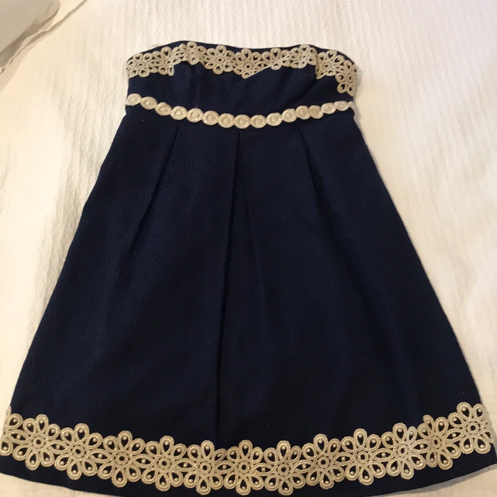 Lilly Pulitzer strapless dress